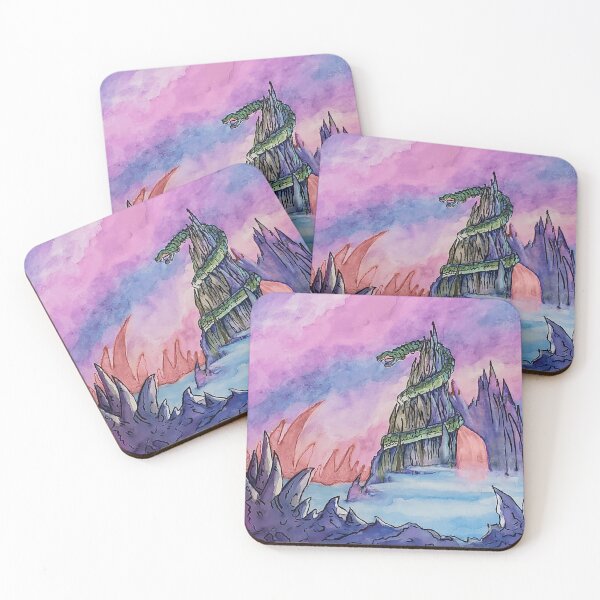 Item preview, Snake Mountain in Watercolor designed and sold by PatWArt.