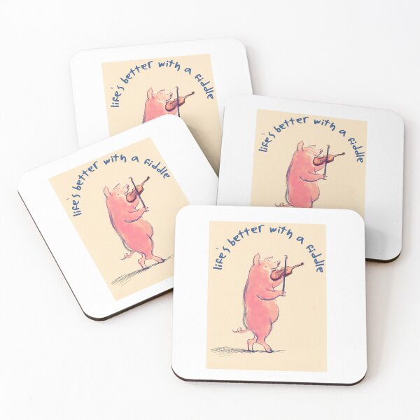 Item preview, life's better with a fiddle designed and sold by lynnjbates.