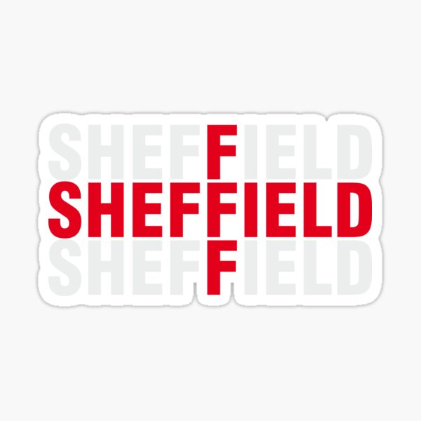 Sheffield United ‘1889’ 10x5cm 20pack of away day stickers FEATURING BADGE 