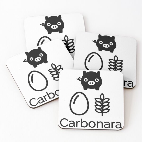 Item preview, Minimalist Carbonara Recipe V2 designed and sold by StanSquared.