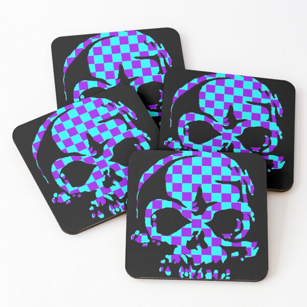 Item preview, The Checked skull designed and sold by Madmut.