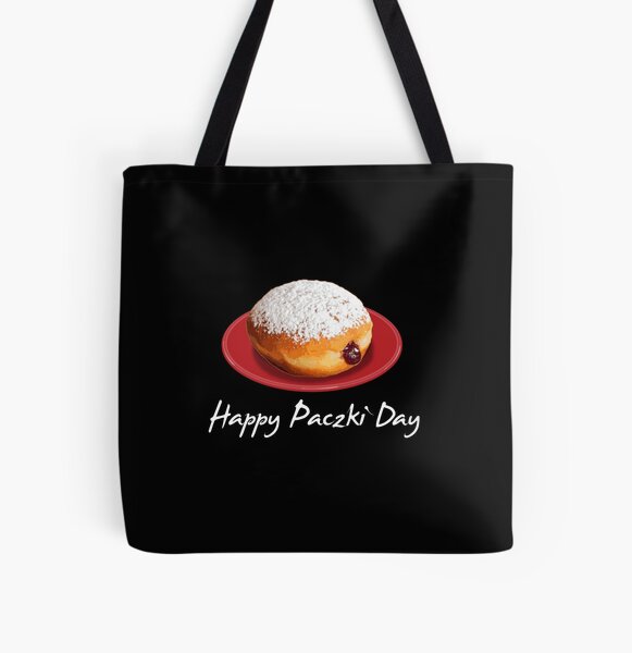 Vista previa del artículo con la obra «Día Paczki Polonia Glaseado Frito Rosquilla Rellena Grasa Martes Cuaresma», diseñado y vendido por twHistory.