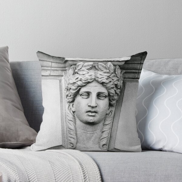 Item preview, Sculpture of woman wearing laurel leaf on head BW photo by Larry Simpson designed and sold by simpson92.