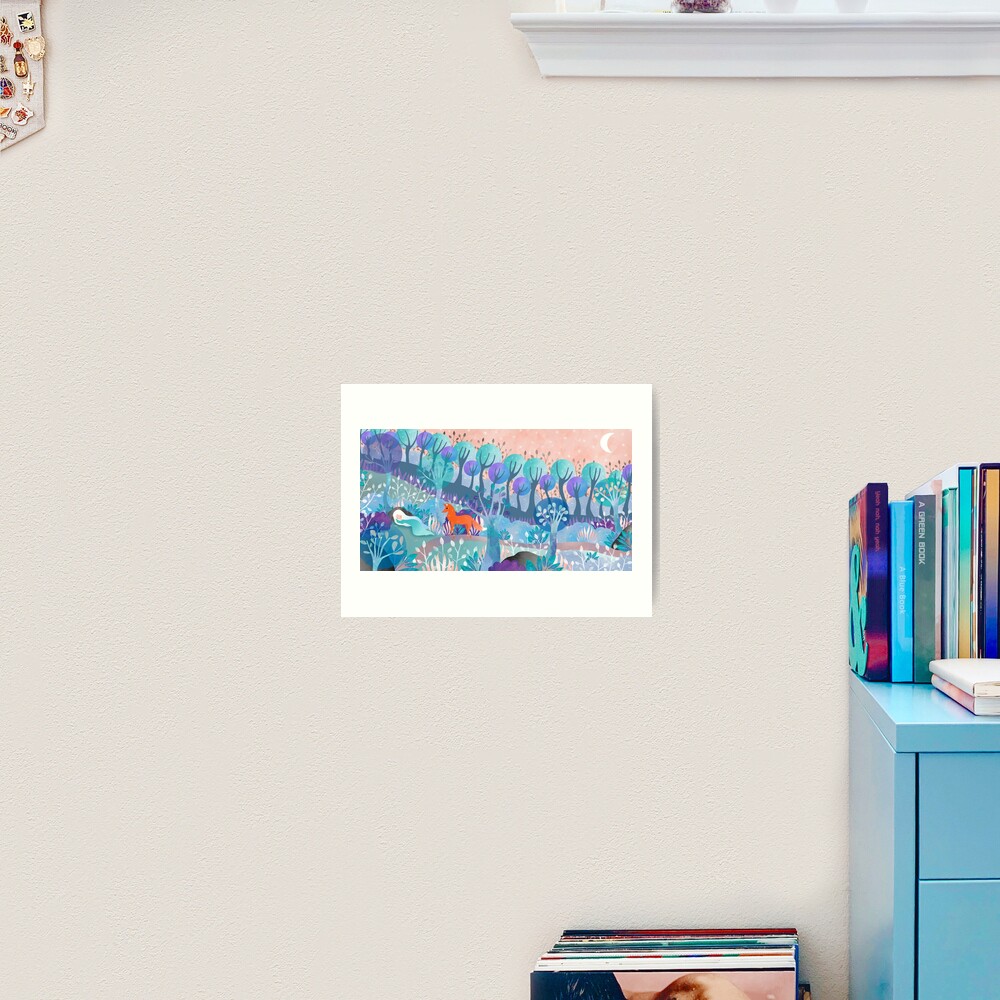 The little star-blower: awakening in the forest Art Print