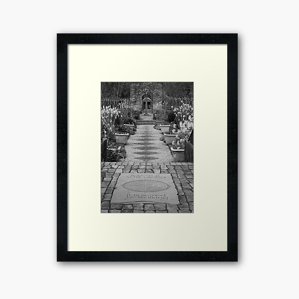 Cloudehill garden Framed Art Print
