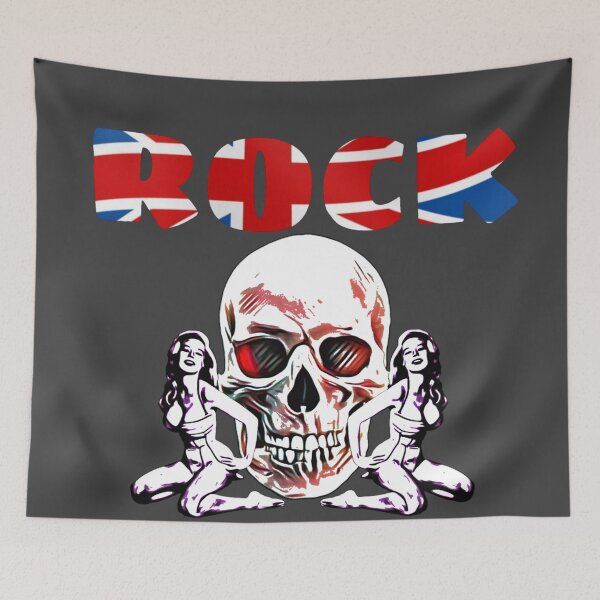 Item preview, Brit Rock Skull designed and sold by DnTheory.
