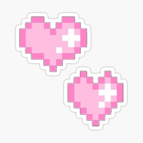 Item preview, Heart Pixels designed and sold by ishey.
