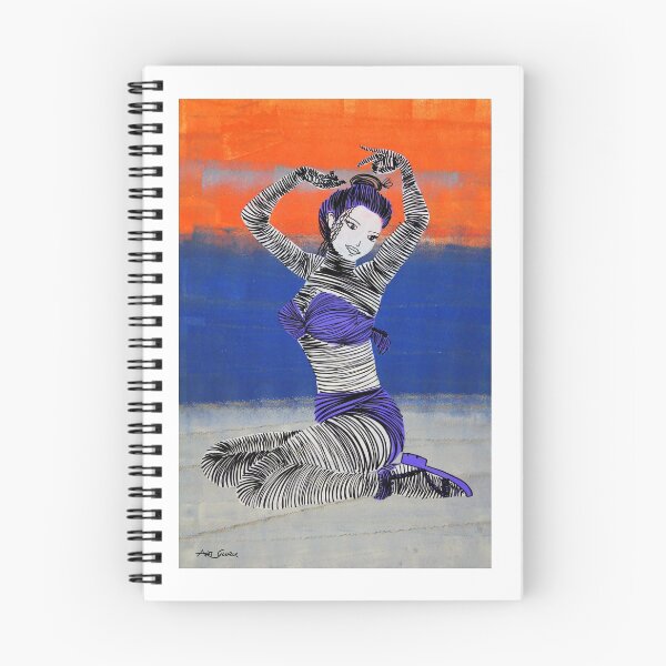 Item preview, Lady Dancer Poses By ArtGuru 9967 - Acrylic On Paper designed and sold by Art Guru.