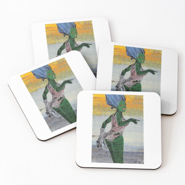 Item preview, Woman In Swimwear By ArtGuru 9971 - Acrylic On Paper designed and sold by Art Guru.