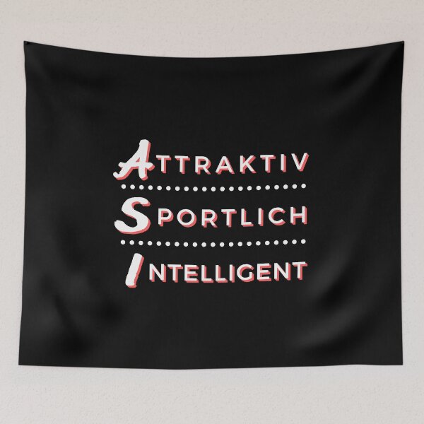 Item preview, ASI - Attractive Sporty Intelligent designed and sold by Knight-Design.