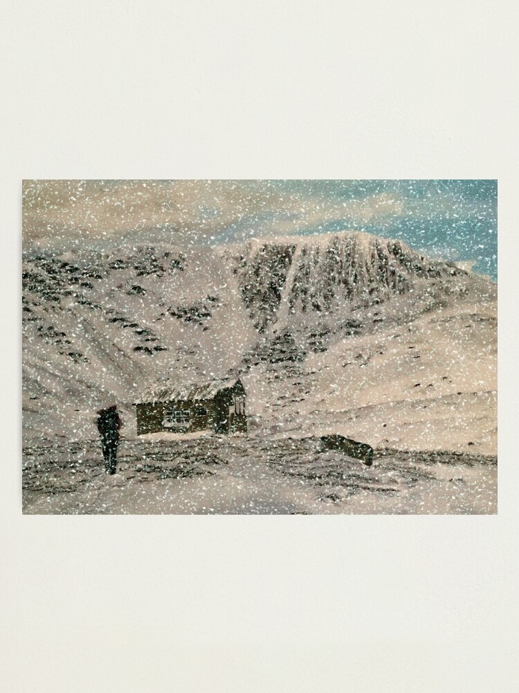 Alternate view of Snowy Scottish Highlands - Wall Art Photographic Print