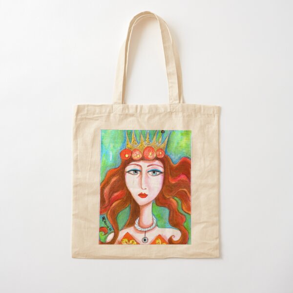 Queen of Everything Cotton Tote Bag