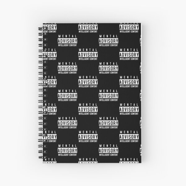 MENTAL ADVISORY - NUANCE RETRO Spiral Notebook