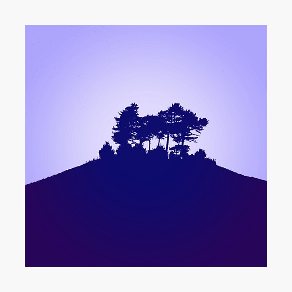 Colmers Hill Blue Photographic Print