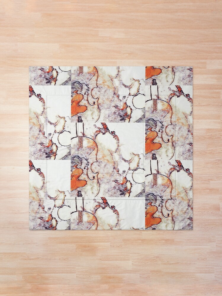 Alternate view of New Year Violin Comforter