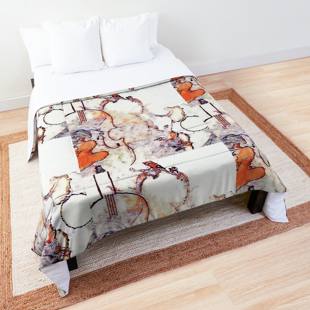New Year Violin Comforter
