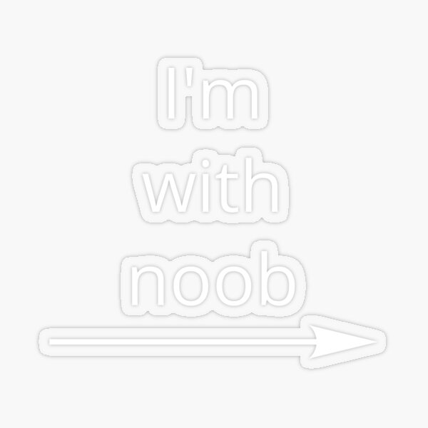 Roblox For Girl Stickers Redbubble - noob nike roblox