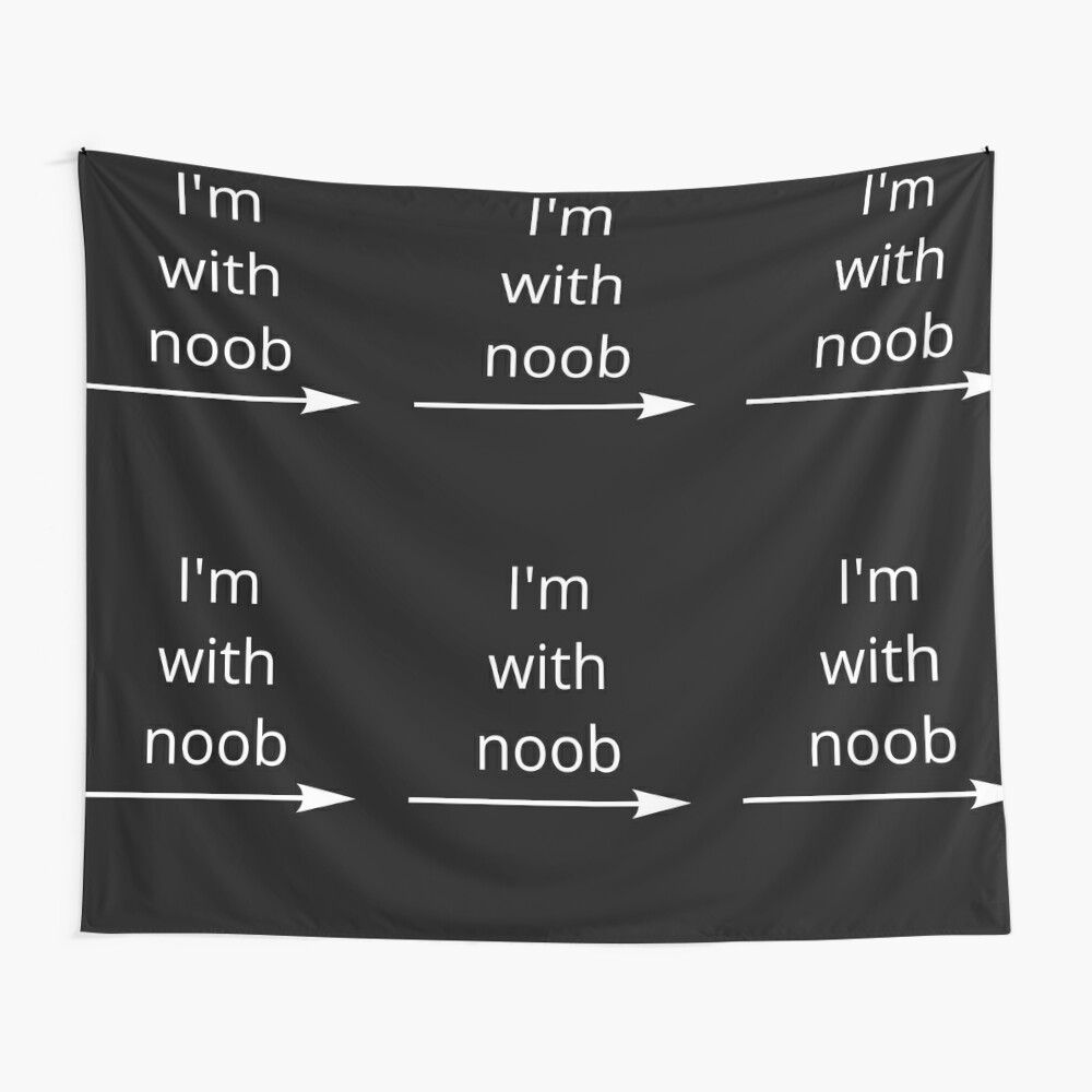 Roblox I M With Noob Meme Funny Noob Gamer Gifts Idea Kids T Shirt By Smoothnoob Redbubble - yo im a pro come at me brosiph a roblox noob meme