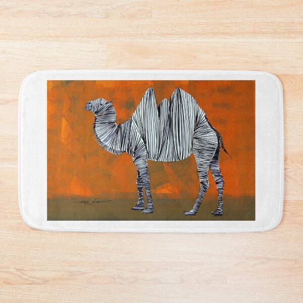 Item preview, White Camel By ArtGuru 9982 - Acrylic On Paper designed and sold by Art Guru.