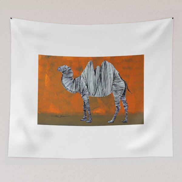 Item preview, White Camel By ArtGuru 9982 - Acrylic On Paper designed and sold by Art Guru.