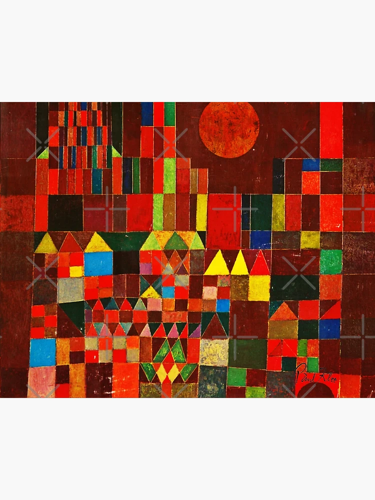 Paul Klee - Castle and Sun | Klee Color Block w/Signature Paul Klee - Castle and Sun | Klee Color Block w/Signature