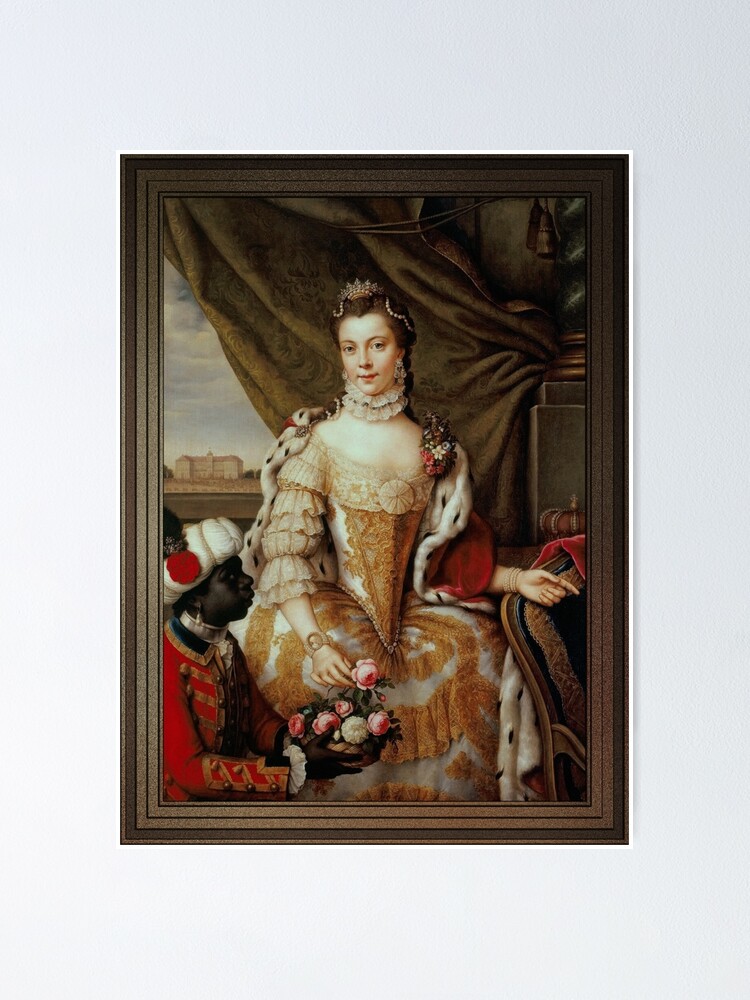 "Queen Charlotte, When Princess Sophie Charlotte of MecklenburgStrelitz by Johann