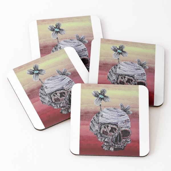 Item preview, Blooming Skull By Artguru 9988 - Acrylic On Paper designed and sold by Art Guru.