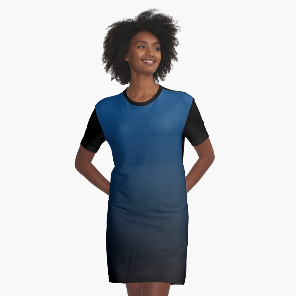 Blue black ombre clearance dress