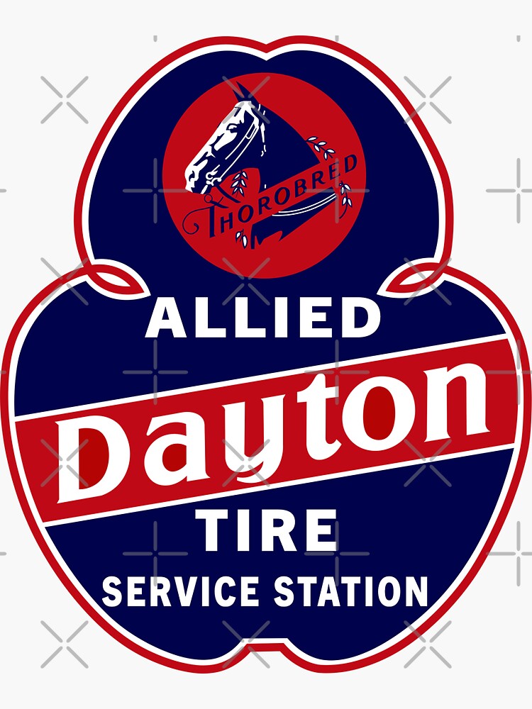 "Dayton Allied Tire" Sticker by Bloxworth Redbubble