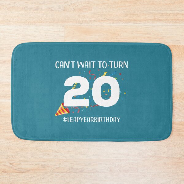 Item preview, Funny Leap Year 80th Birthday Leapling Can't Wait to Turn 20 design designed and sold by doodabobs.