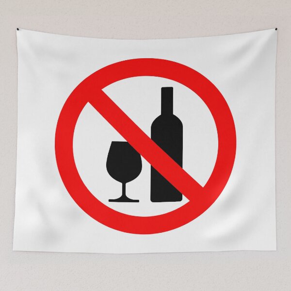 Item preview, Alcohol forbidden! designed and sold by fourretout.