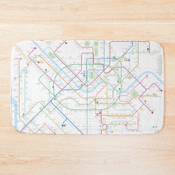 Item preview, Seoul metro map designed and sold by Jug Cerovic.