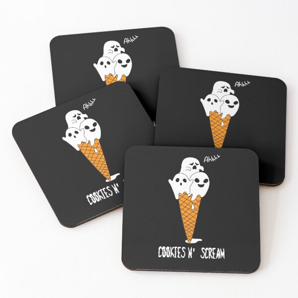Item preview, Cookies n Scream Funny Ghost Ice-cream designed and sold by mermaids001.