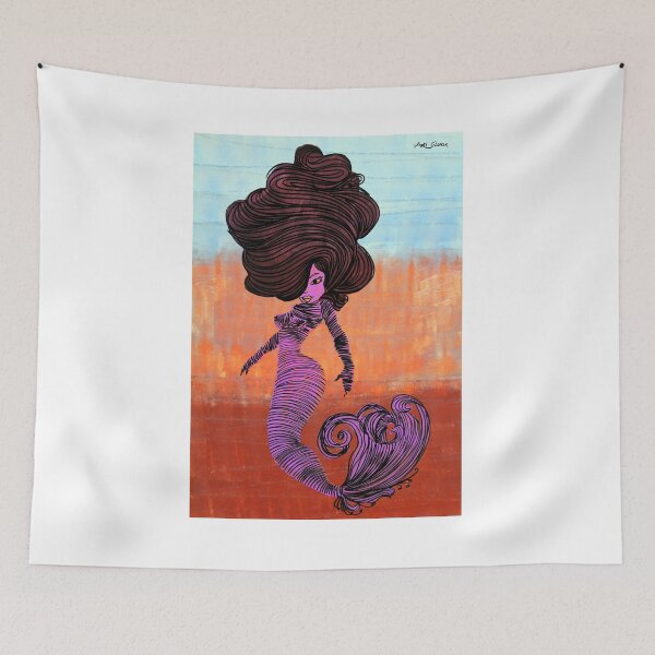 Item preview, Mermaid By ArtGuru 9999 - Acrylic On Paper designed and sold by Art Guru.