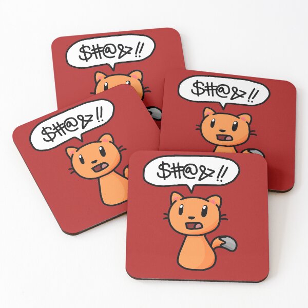 Item preview, Cursing cat designed and sold by Rachel Singh.