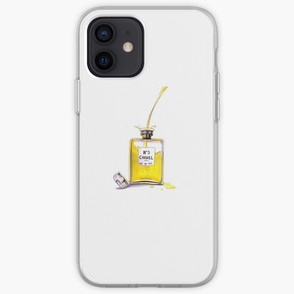 Perfume Bottle Yellow Pee Funny Fashion Mimic Sticker Iphone Case Cover By Irida Redbubble