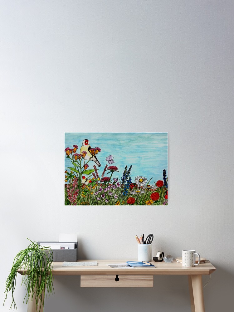 Thumbnail 2 of 3, Poster, Flower Meadow - Wall Art designed and sold by EuniceWilkie.