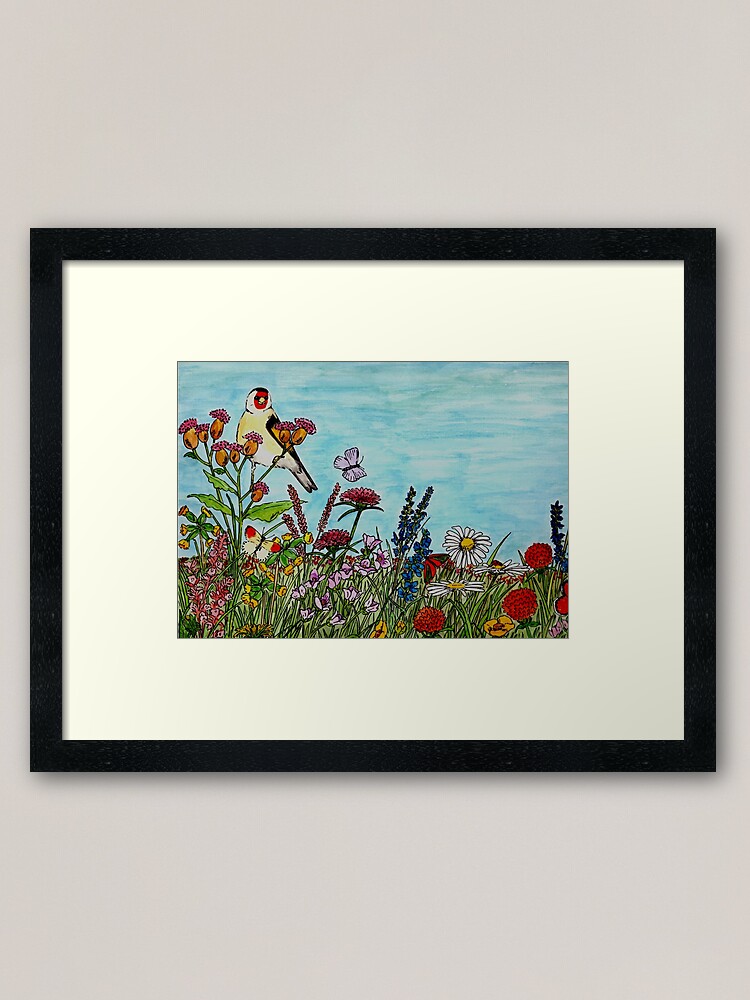 Thumbnail 1 of 7, Framed Art Print, Flower Meadow - Wall Art designed and sold by EuniceWilkie.
