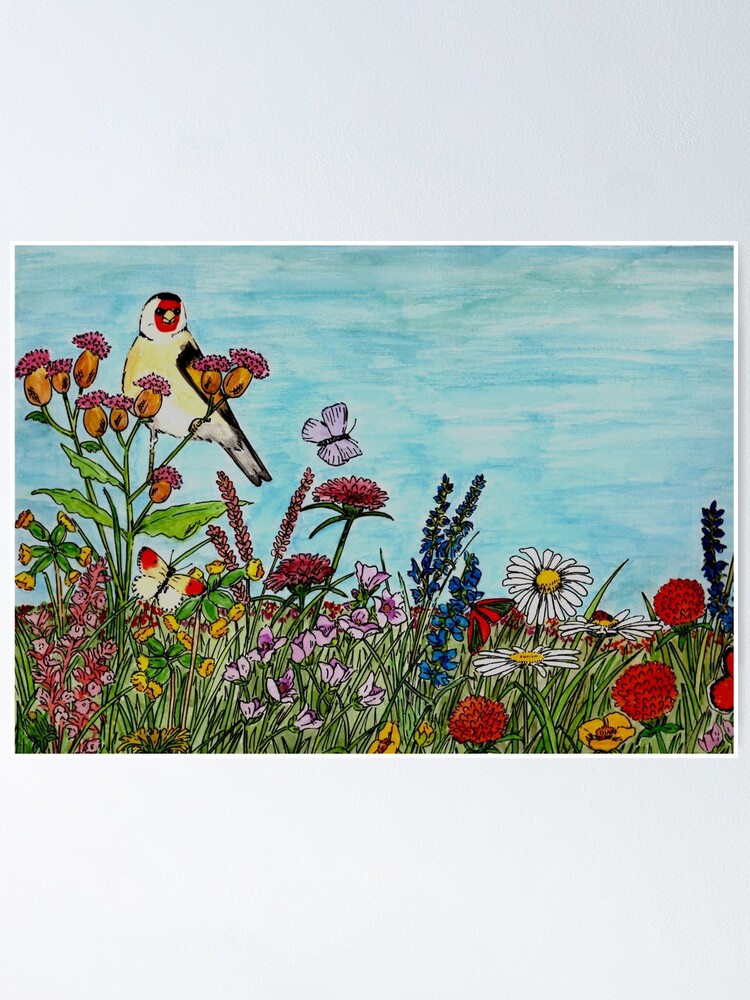 Thumbnail 1 of 3, Poster, Flower Meadow - Wall Art designed and sold by EuniceWilkie.