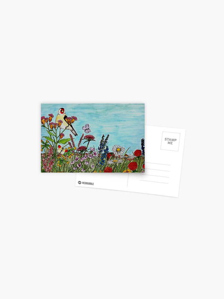 Thumbnail 1 of 2, Postcard, Flower Meadow - Wall Art designed and sold by EuniceWilkie.