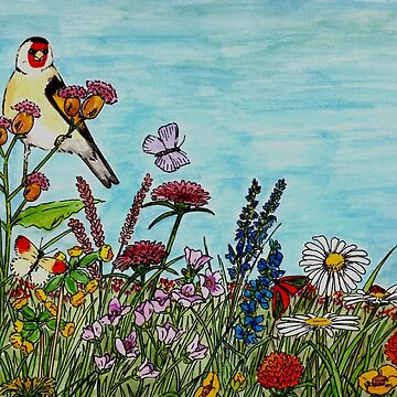 Artwork thumbnail, Flower Meadow - Wall Art by EuniceWilkie