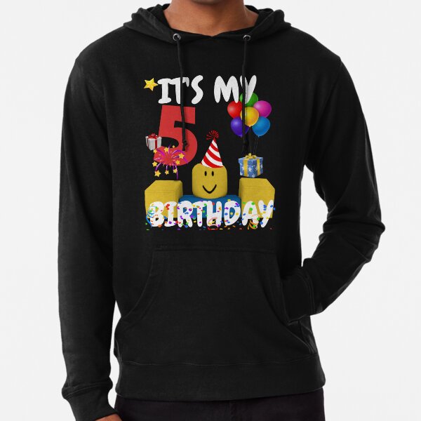 Roblox Noob Birthday Boy It S My 8th Birthday Fun 8 Years Old Gift T Shirt Lightweight Hoodie By Smoothnoob Redbubble - hoodie cool t shirts for roblox