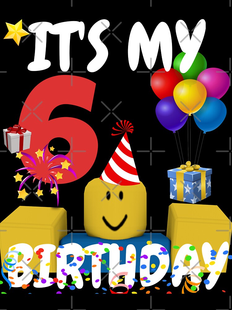 roblox birthday t shirt
