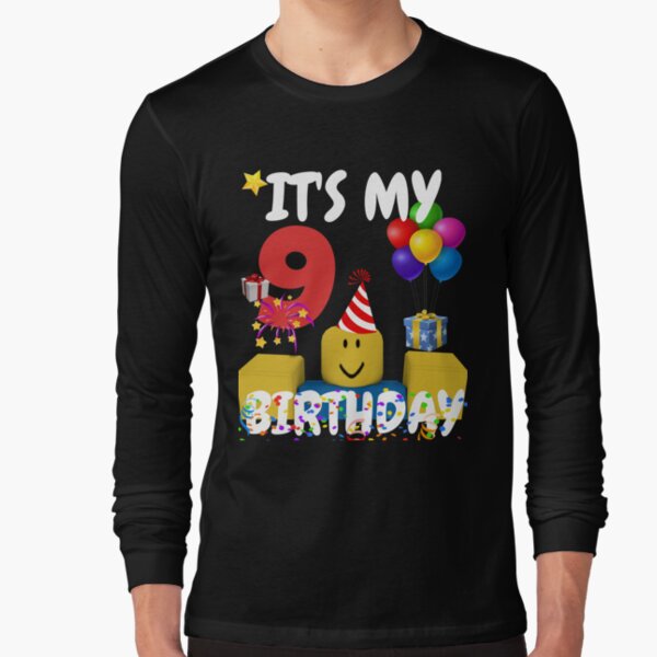 Roblox Noob Birthday Boy It S My 5th Birthday Fun T Shirt By Ludivinedupont Redbubble - original colorful roblox shirt hoodie sweater longsleeve t shirt
