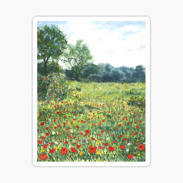 Poppies Sticker