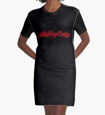 motley crue red Graphic T-Shirt Dress