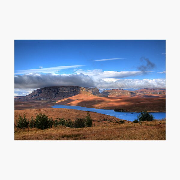 Distant mountain Photographic Print
