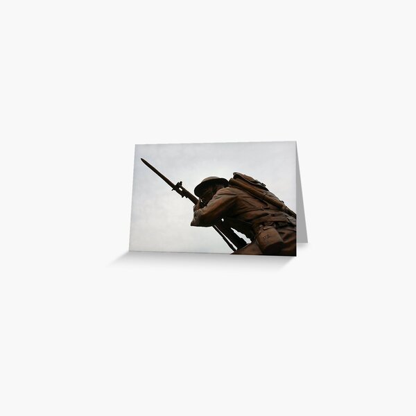 The Lion of Cantigny Greeting Card