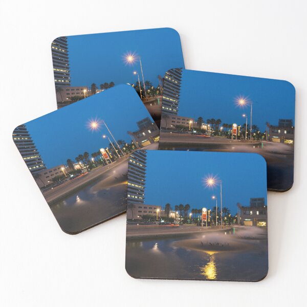Item preview, Barcelona Street Glow - Blue Hour Golden Light  designed and sold by Georgia Mizuleva.