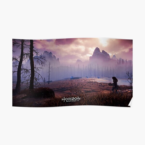 Horizon Zero Dawn Cinematic Poster 'Grazing' Poster